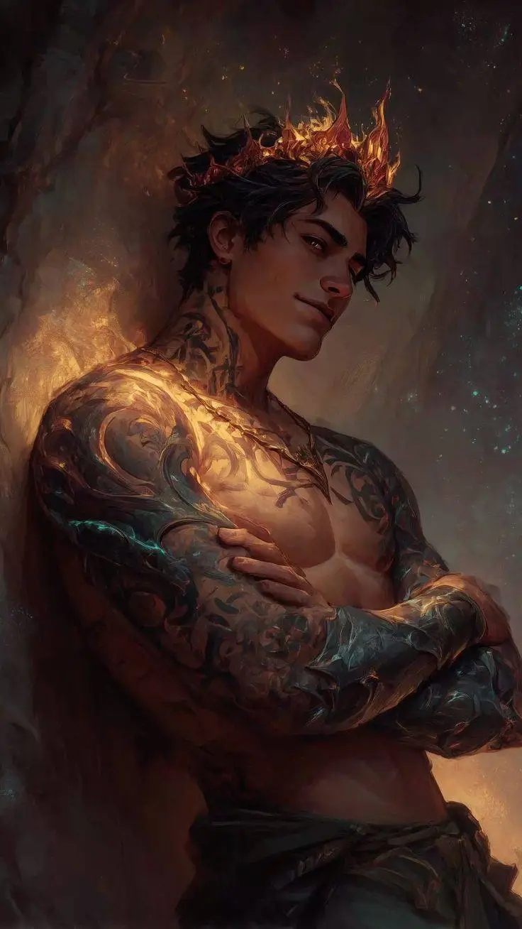 ai character: Oliver  background