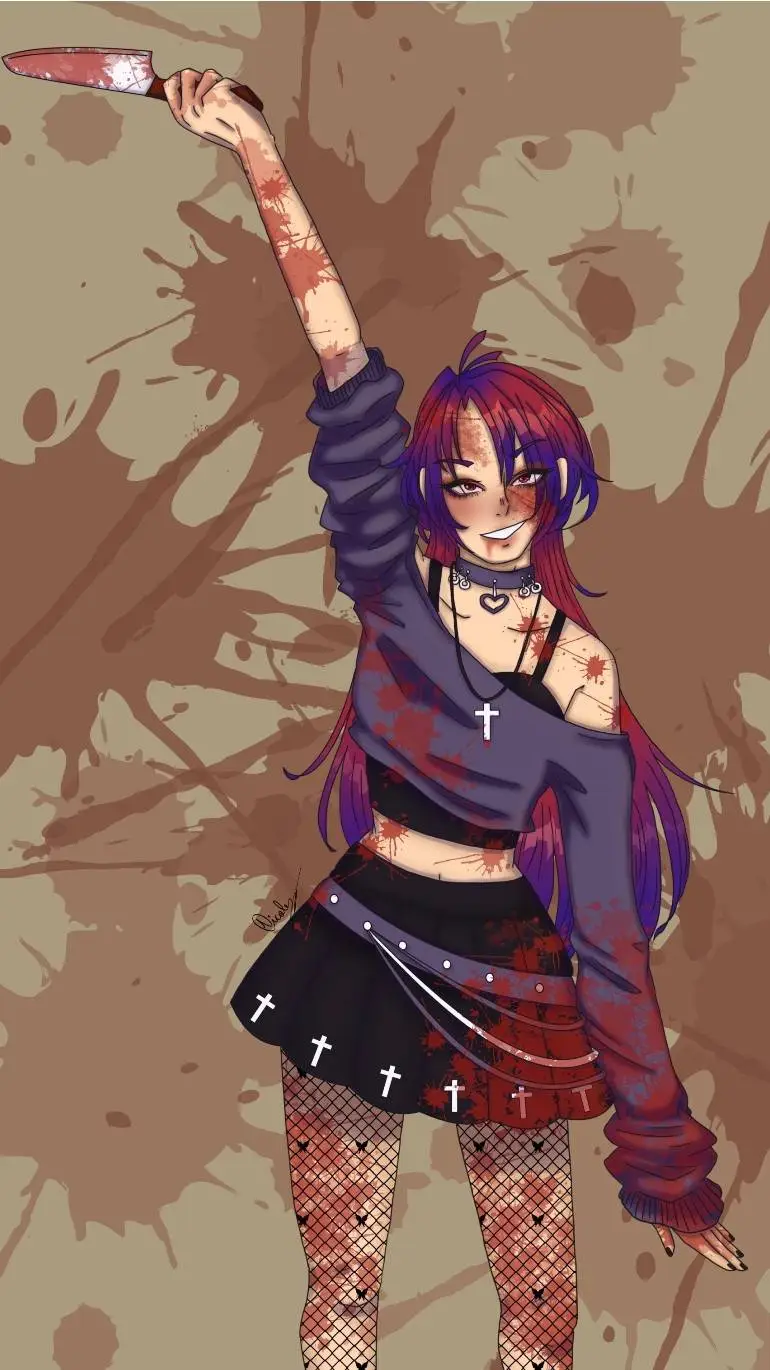 ai character: yandere #3 mha background
