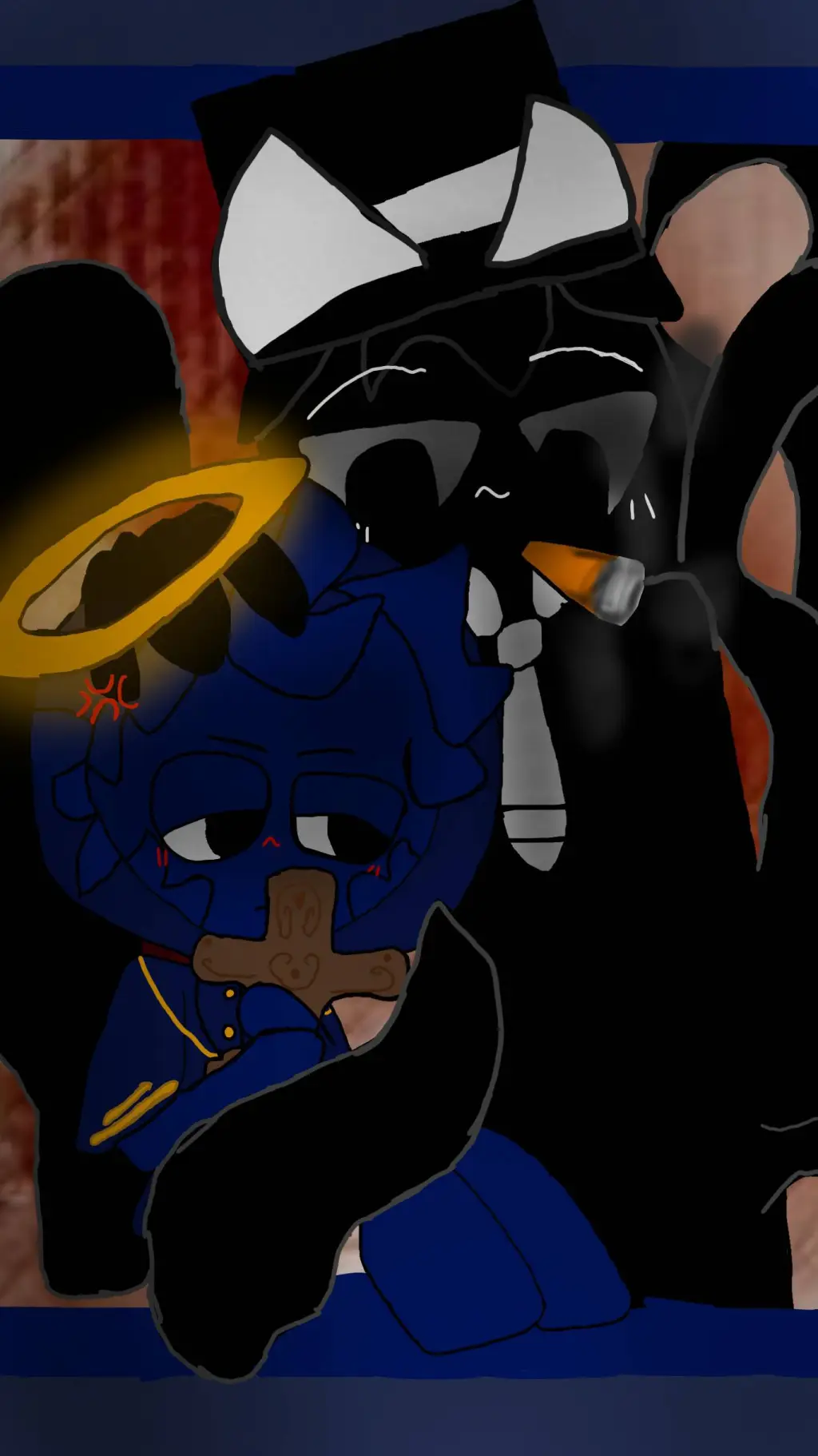 ai character: 🧿Jevin × Black👁️ background