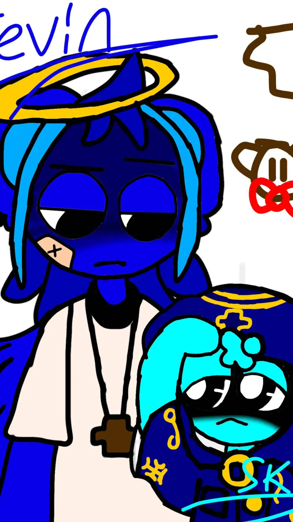ai character: S🩵☁️🧸💙🪓🪽J background