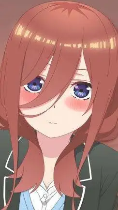 ai character: Miku Nakano background