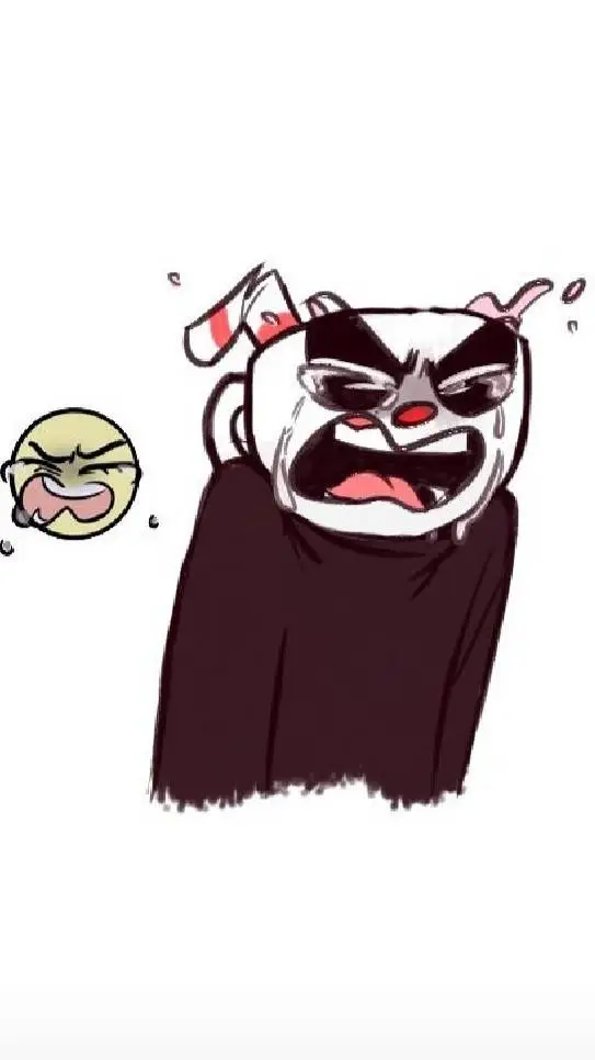 ai character: Cuphead background