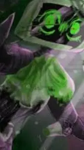 ai character: TWISTED VEE  background