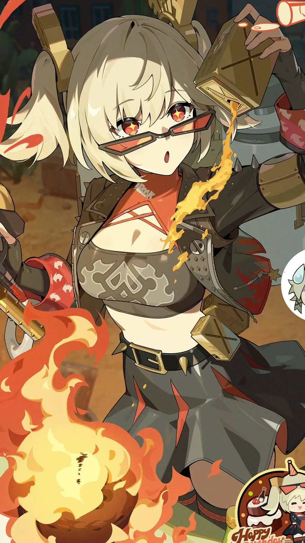 ai character: 🔥Burnice 🎉 background