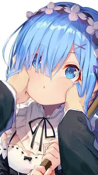 ai character: 💙Rem💙 background