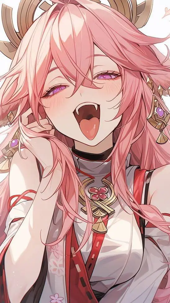 ai character: 🩷Yae miko 🌸 background