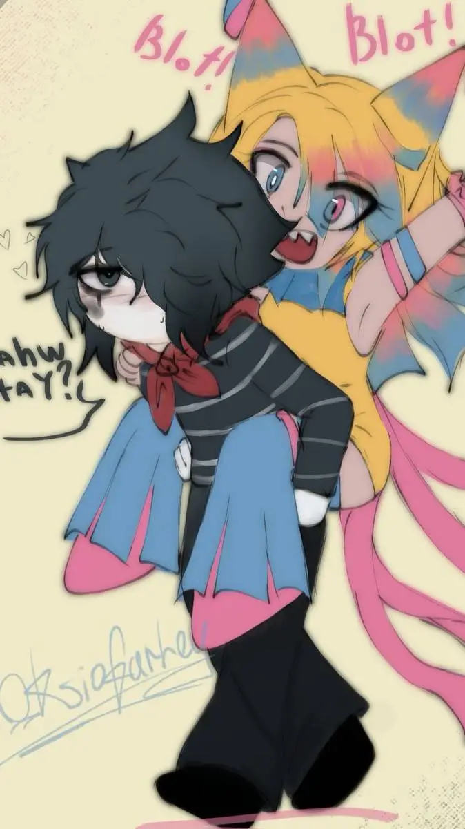 ai character: yatta x blot background