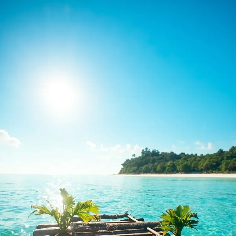 chat with ai character: stranded on raft