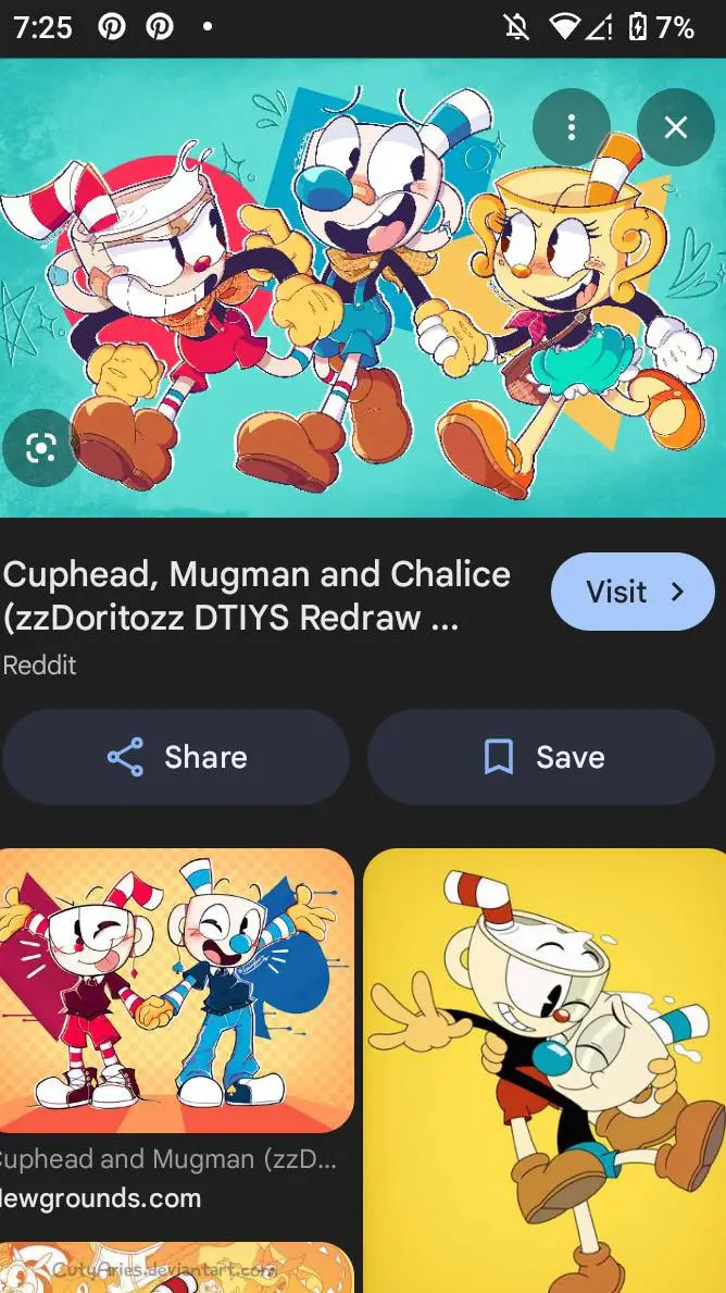 ai character: cuphead background