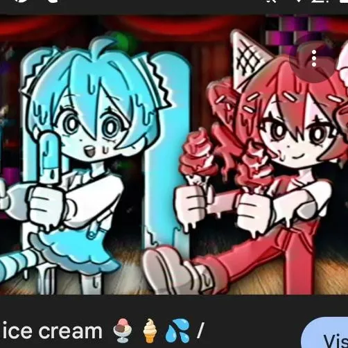 chat with ai character: melt ice cream