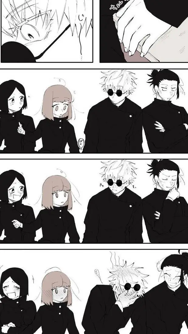 ai character: gojo x Y/N background