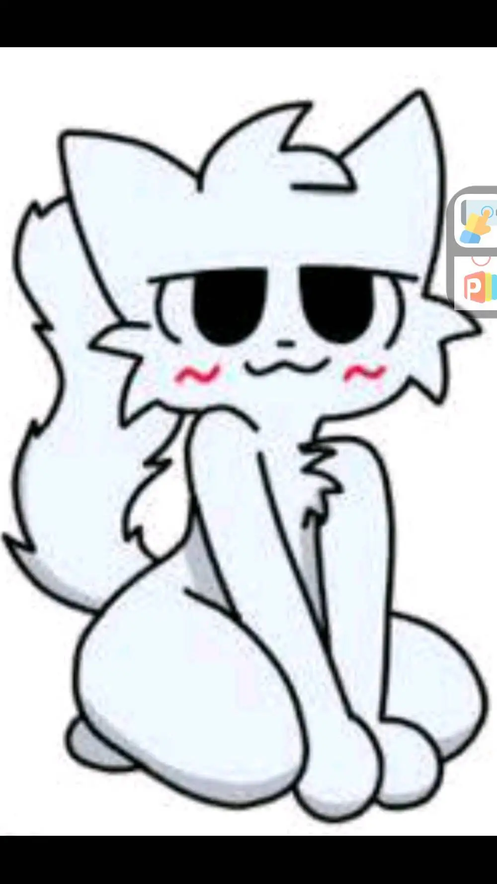 ai character: kuromi xd background
