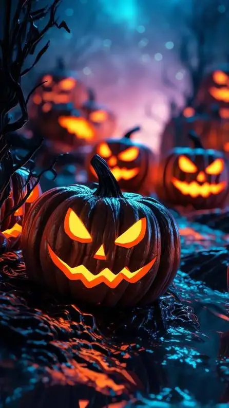 ai character: MHA HALLOWEEN  background