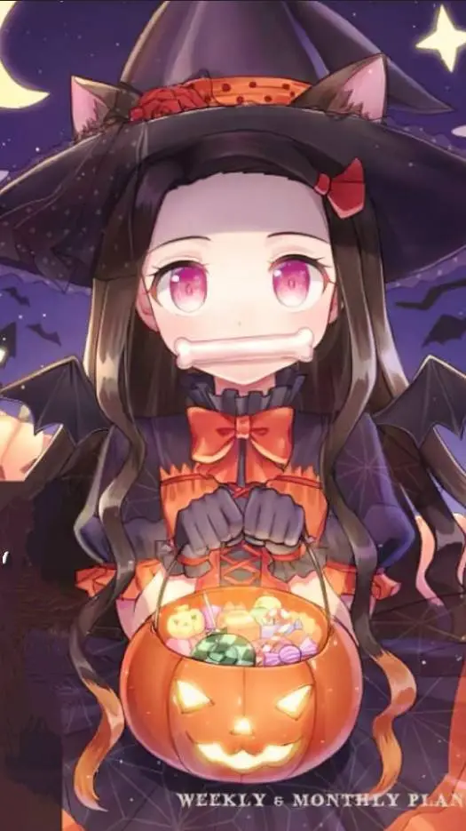 ai character: ds Halloween 🎃 background