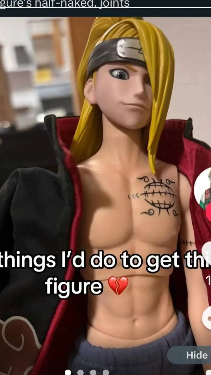 ai character: Deidara 🩷🩷❤️❤️ background