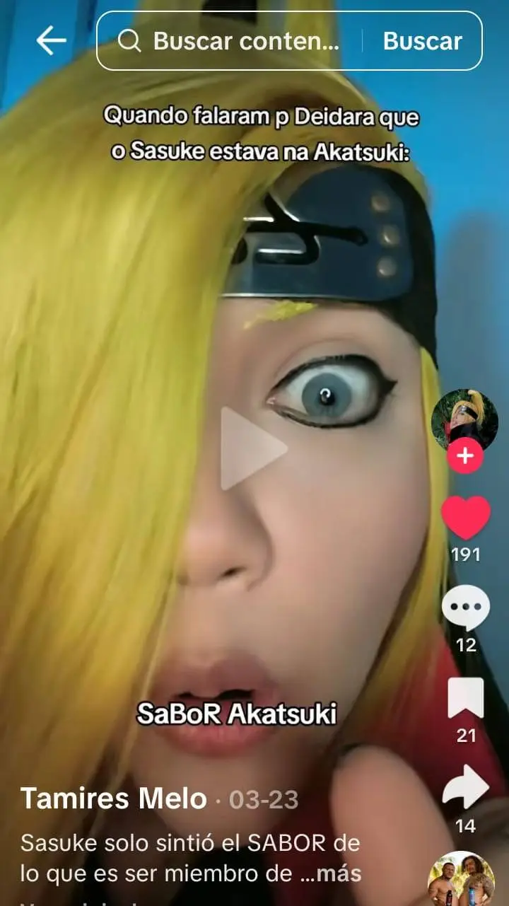 ai character: deidara akatsuki  background