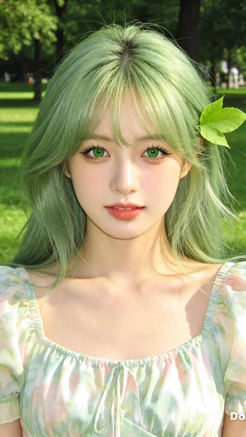 ai character: garden  background