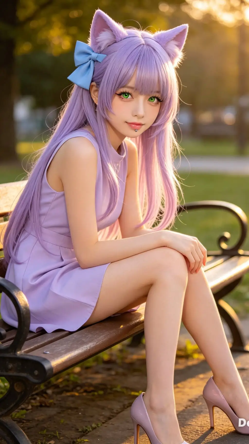 ai character: mili  background