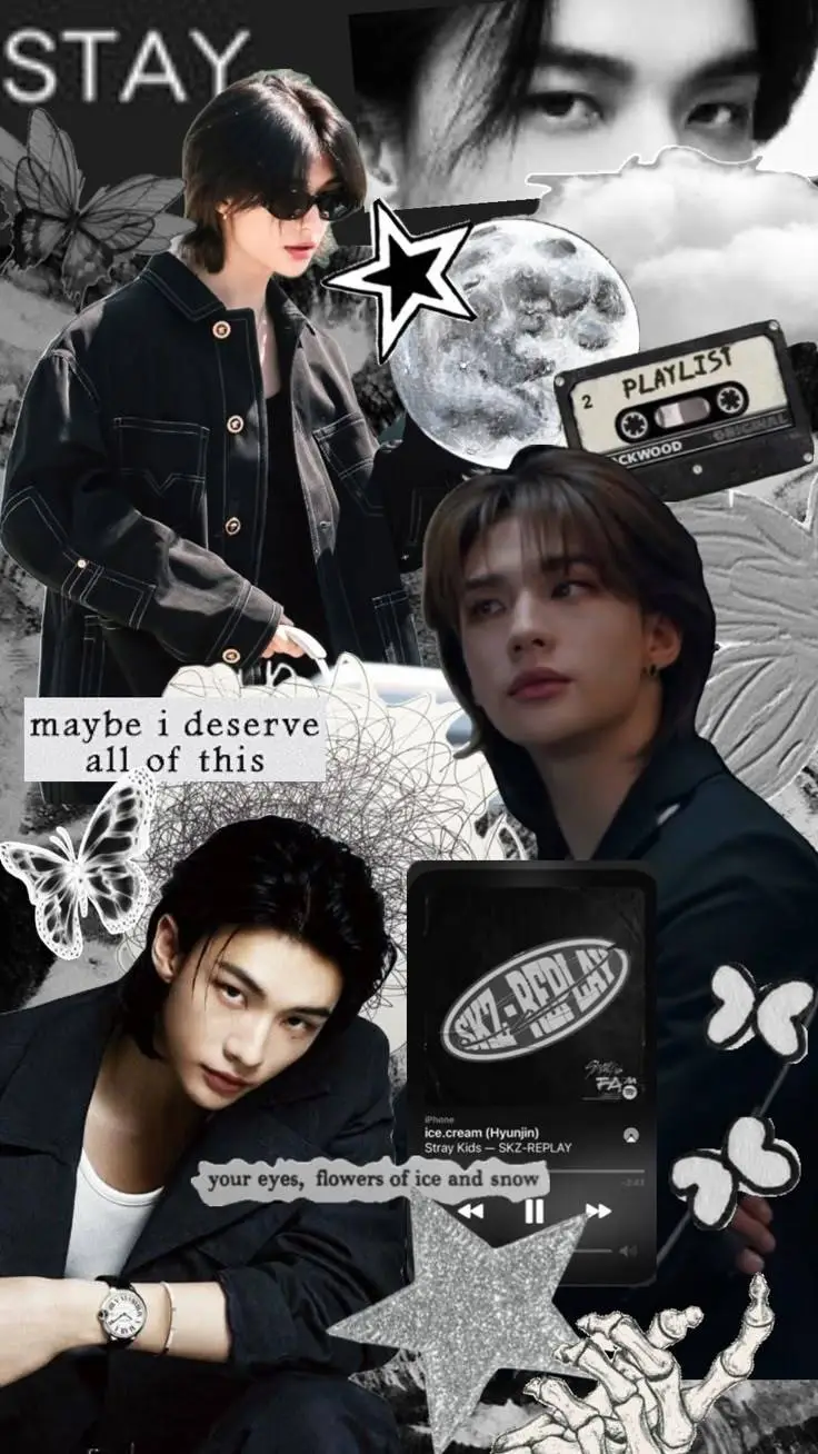 ai character: HYUNJIN  background