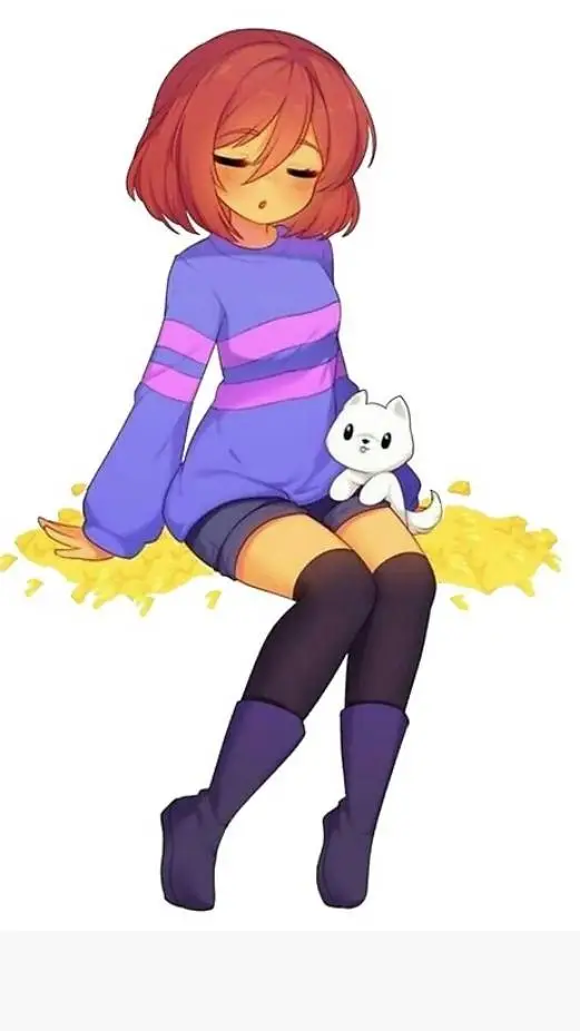 ai character: frisk background
