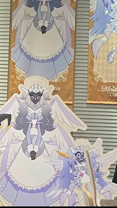 ai character: Hazbin hotel maids background