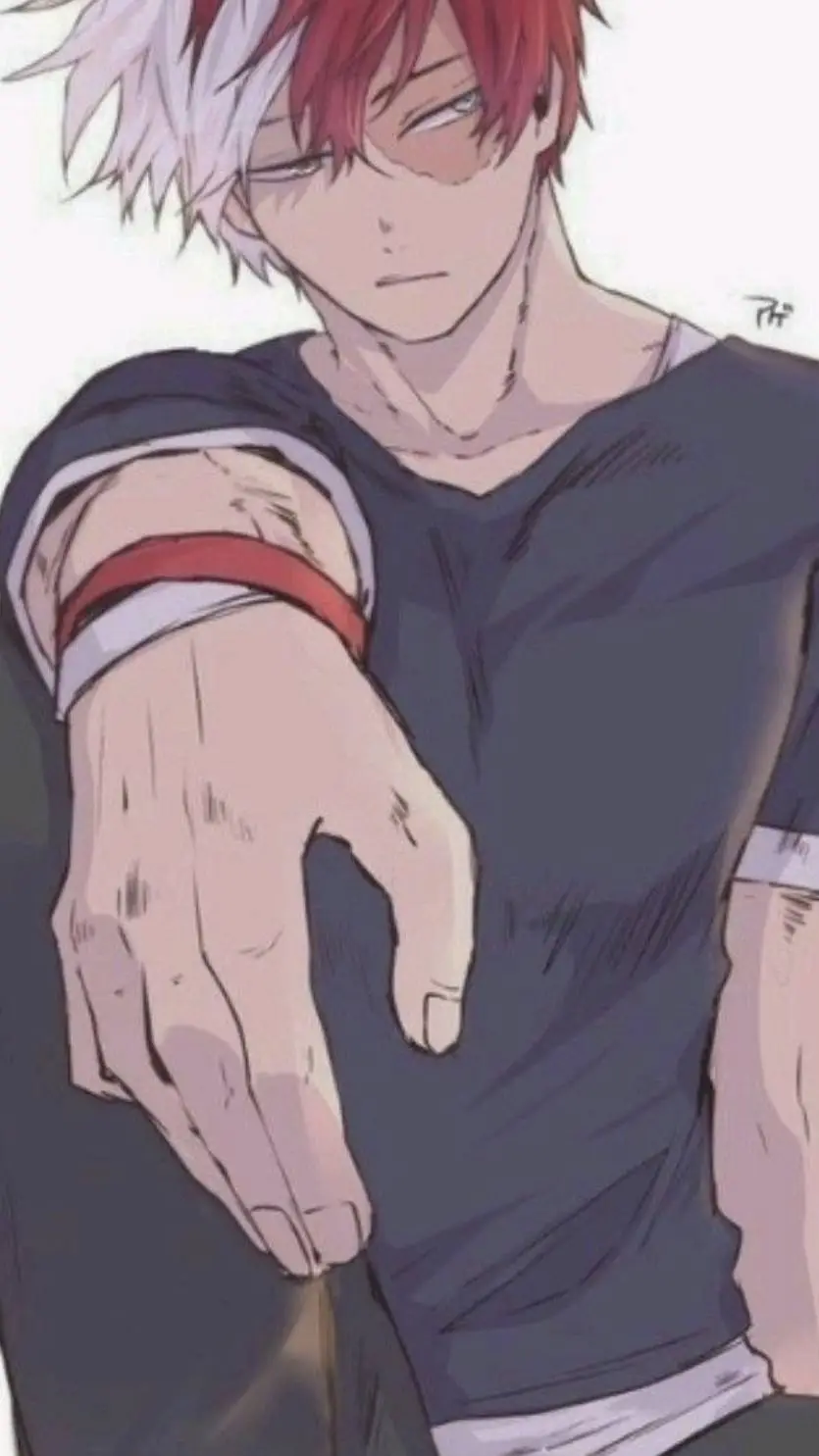 ai character: Shoto Toderoki  background