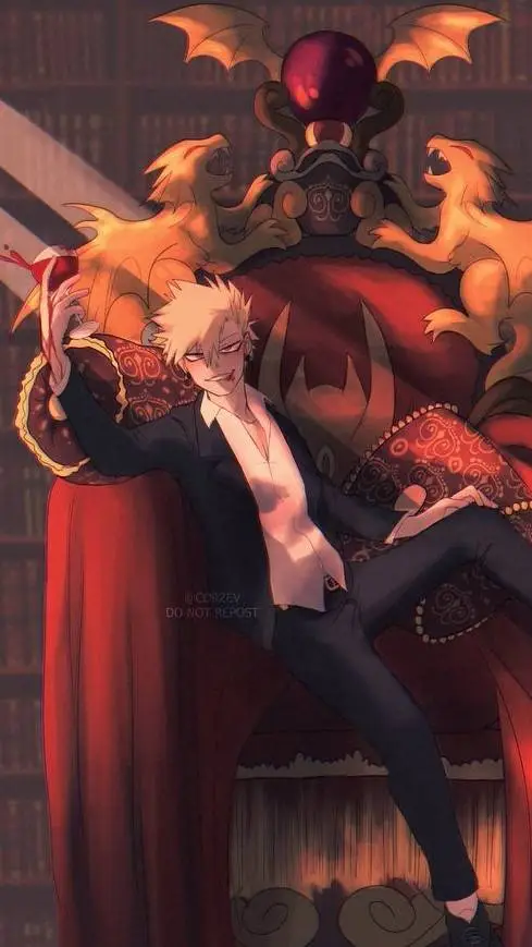 ai character: vampire bakugo background