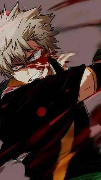 ai character: Bakugo Villain background