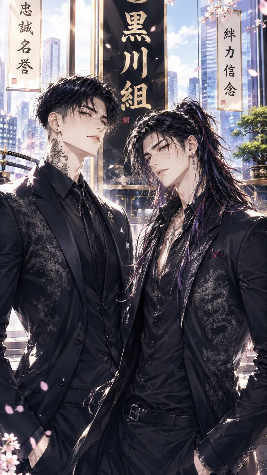 ai character: Ren et Ryūsei background
