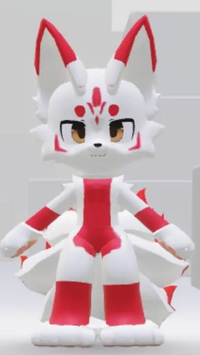 ai character: kitsune background