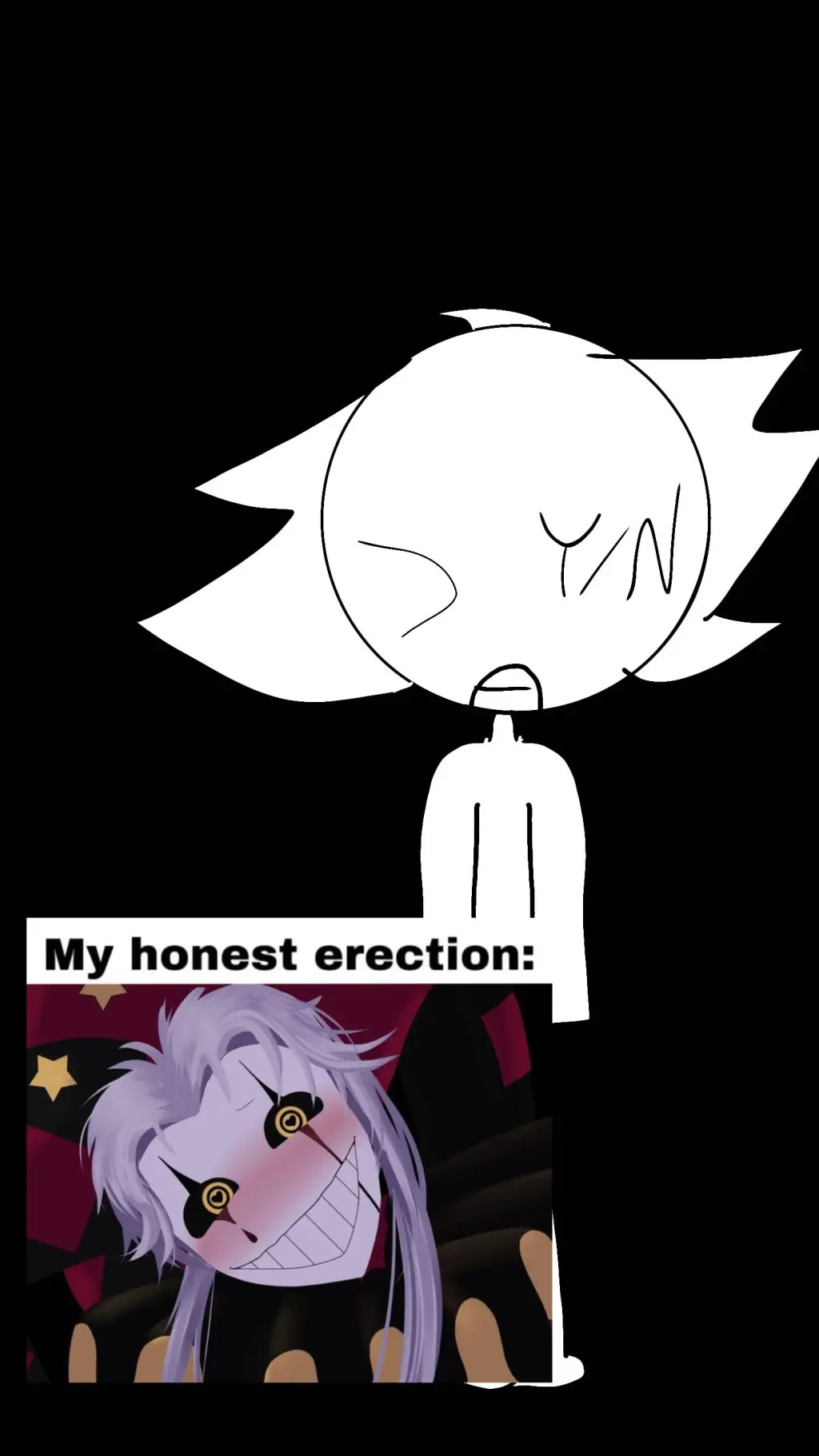 ai character: Pierrot and Y/n background