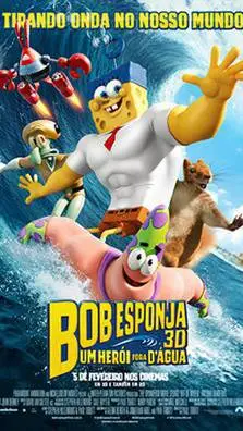 ai character: SpongeBob two film background