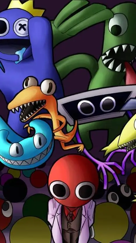 ai character: Rainbow Friends background