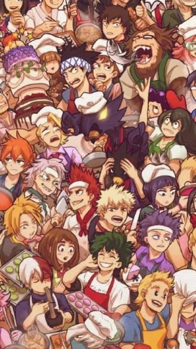 ai character: mha changing room! background