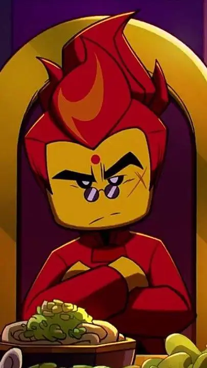 ai character: Redson  background