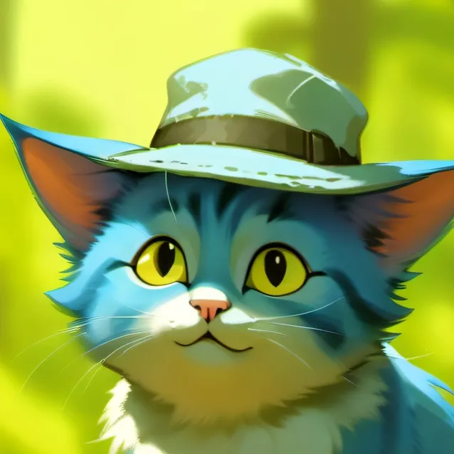 chat with ai character: Smurf cat