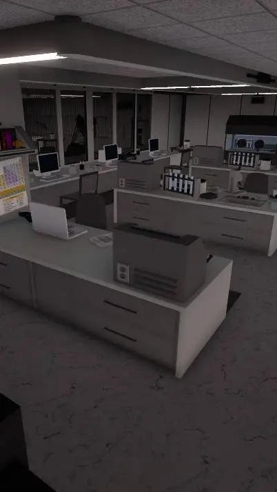 ai character: Robloxia Lab background