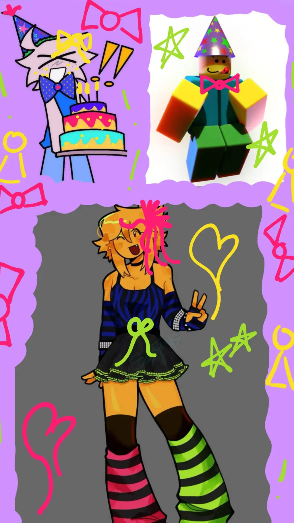 ai character: ¡Party TIME!🥳 background