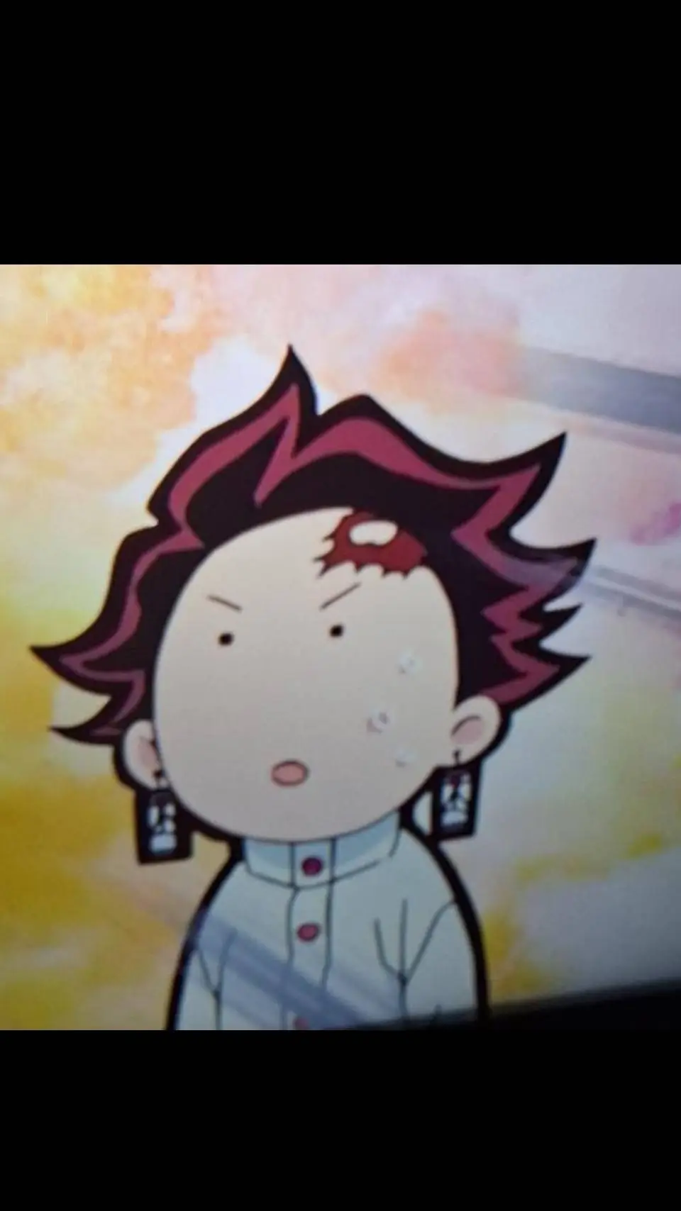ai character: tanjiro  background