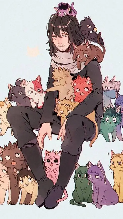 ai character: MHA final war background