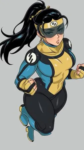 ai character: Striped Marie  background