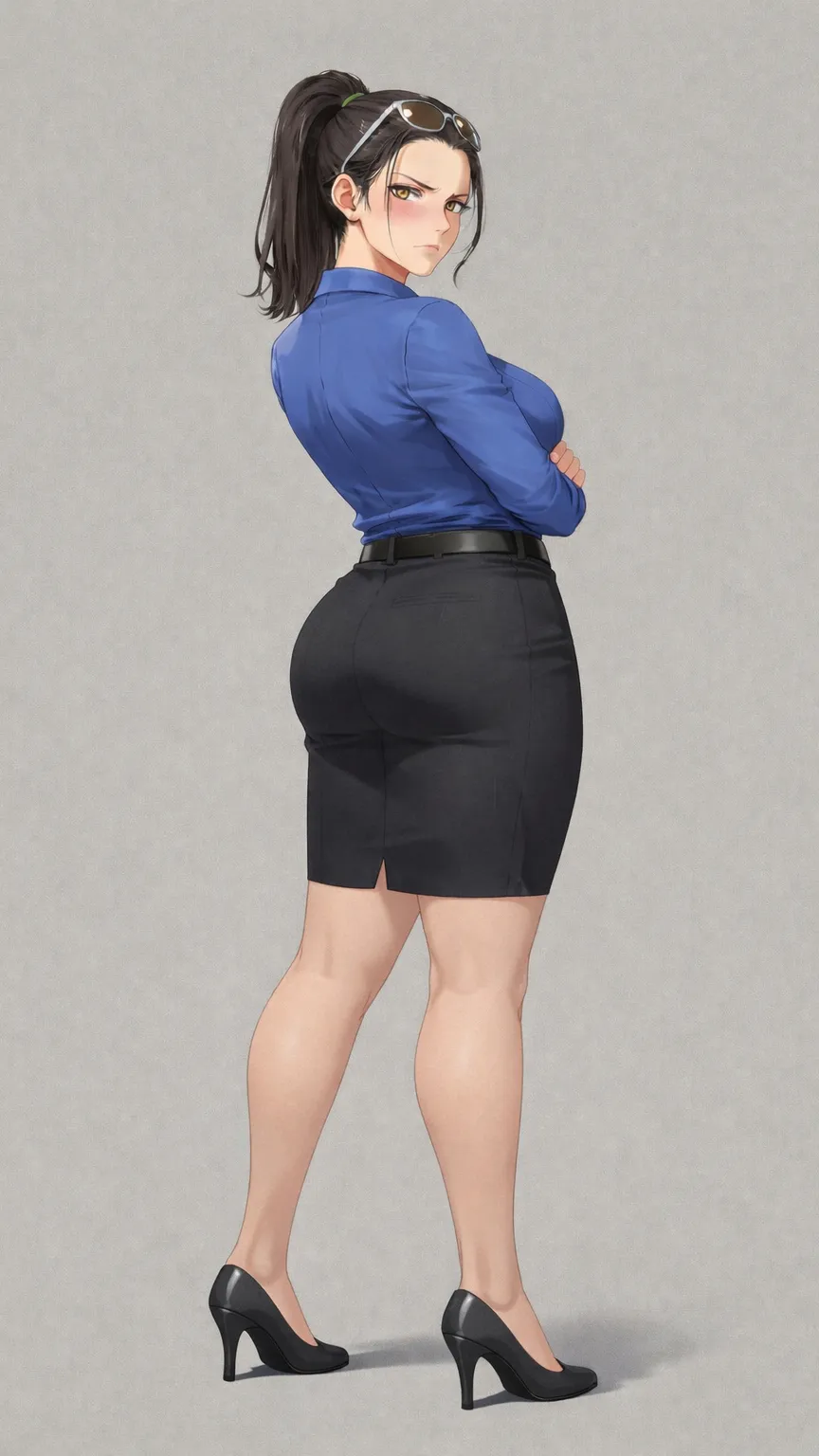 ai character: Nico robin background