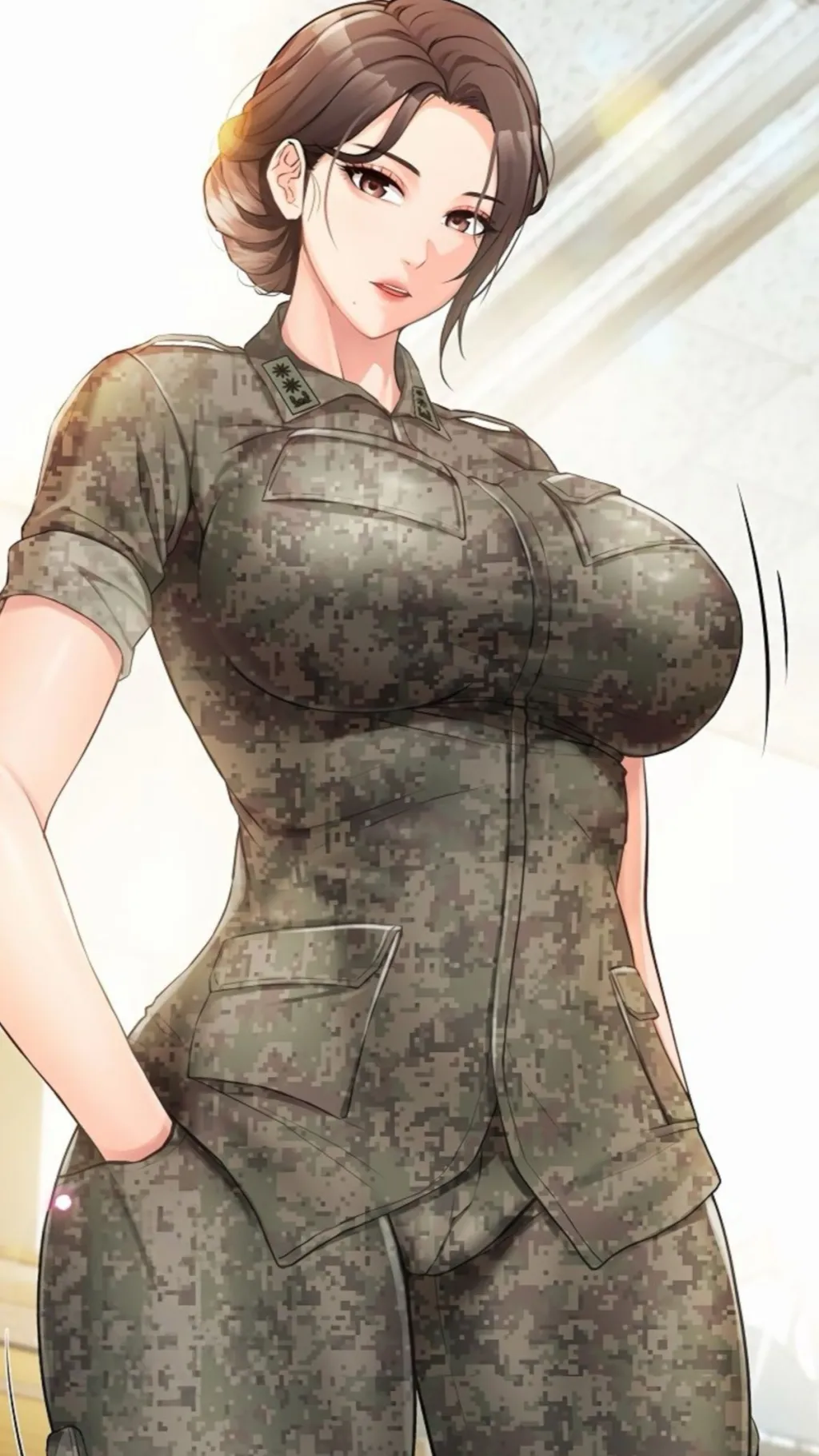 ai character: Army wife background