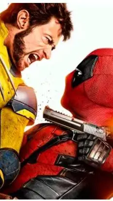 ai character: Lobezno y Deadpool background