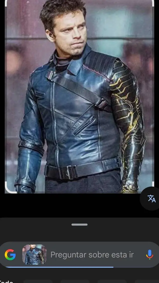 ai character: Bucky  background