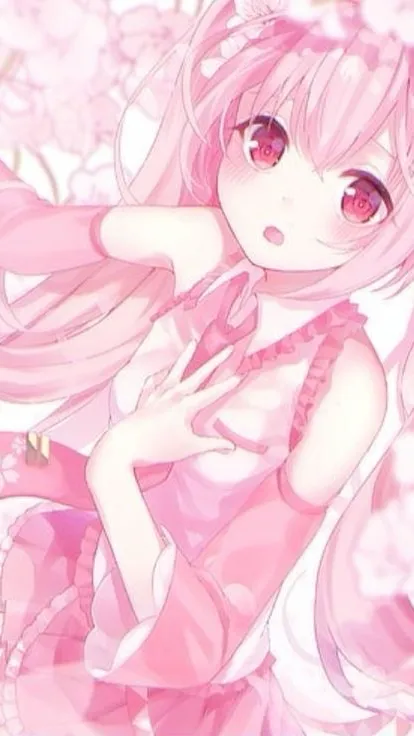 ai character: Sakura Miku background