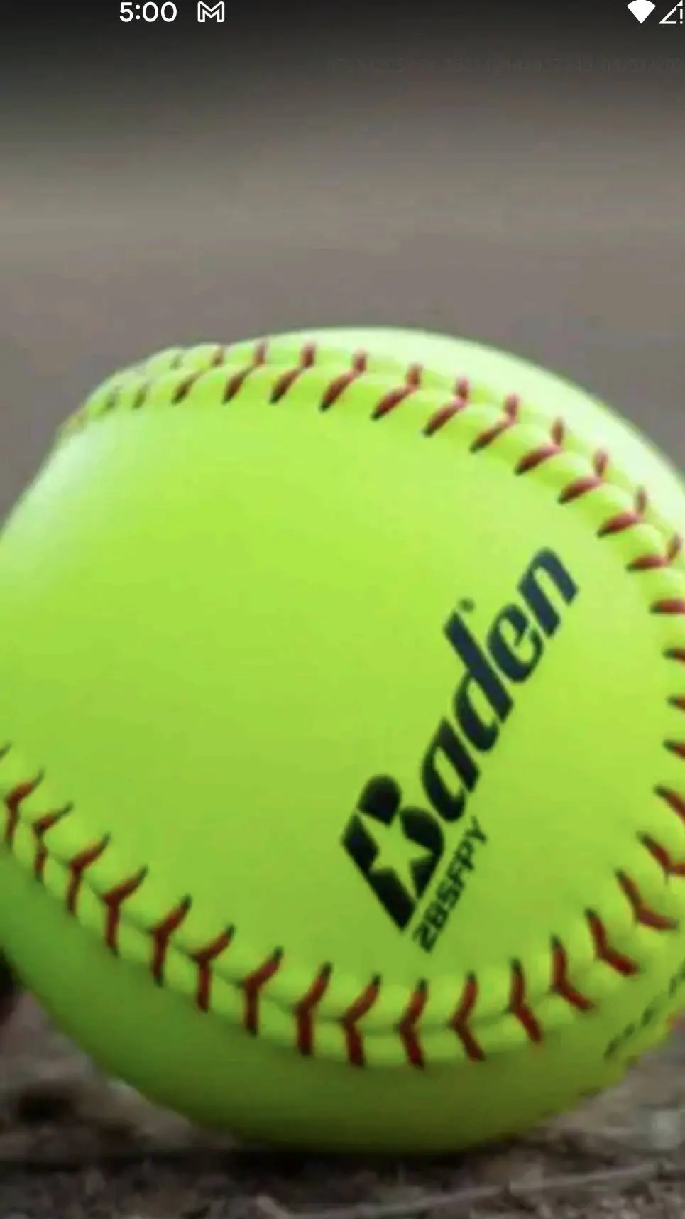 ai character: softball  background