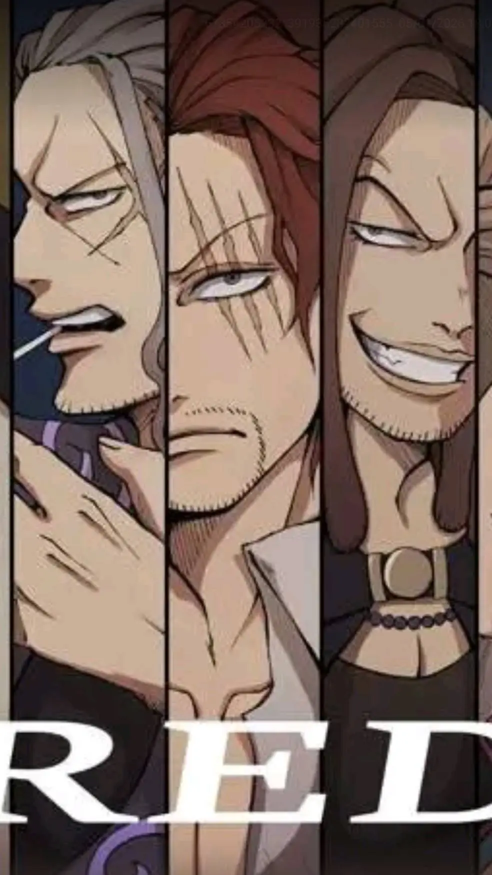 ai character: Red haired pirates background