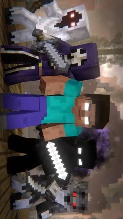 ai character: Herobrine and crew background