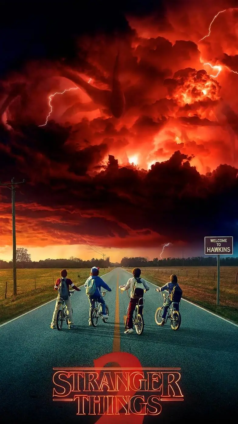 ai character: Stranger Things T2 background